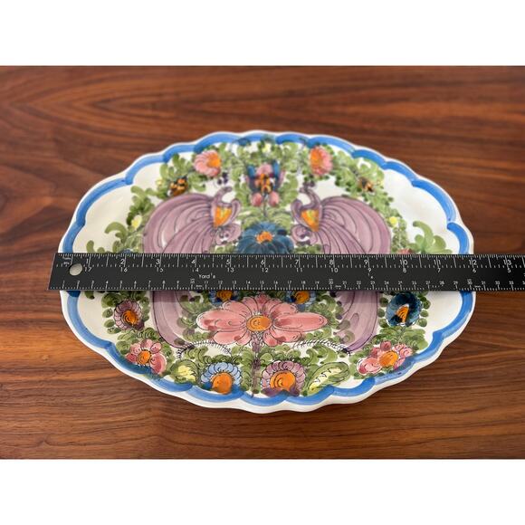 Vintage Skyros Designs Hand Painted Ceramic Plate Decorative Greece Decor - Picture 8 of 10